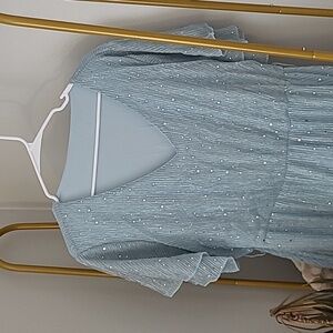 Light Blue Sequin Dress